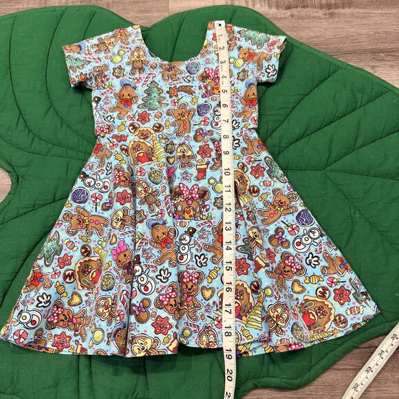 Raising Wilds Girls Disney Gingerbread Characters Twirl Dress - Picture 6 of 6